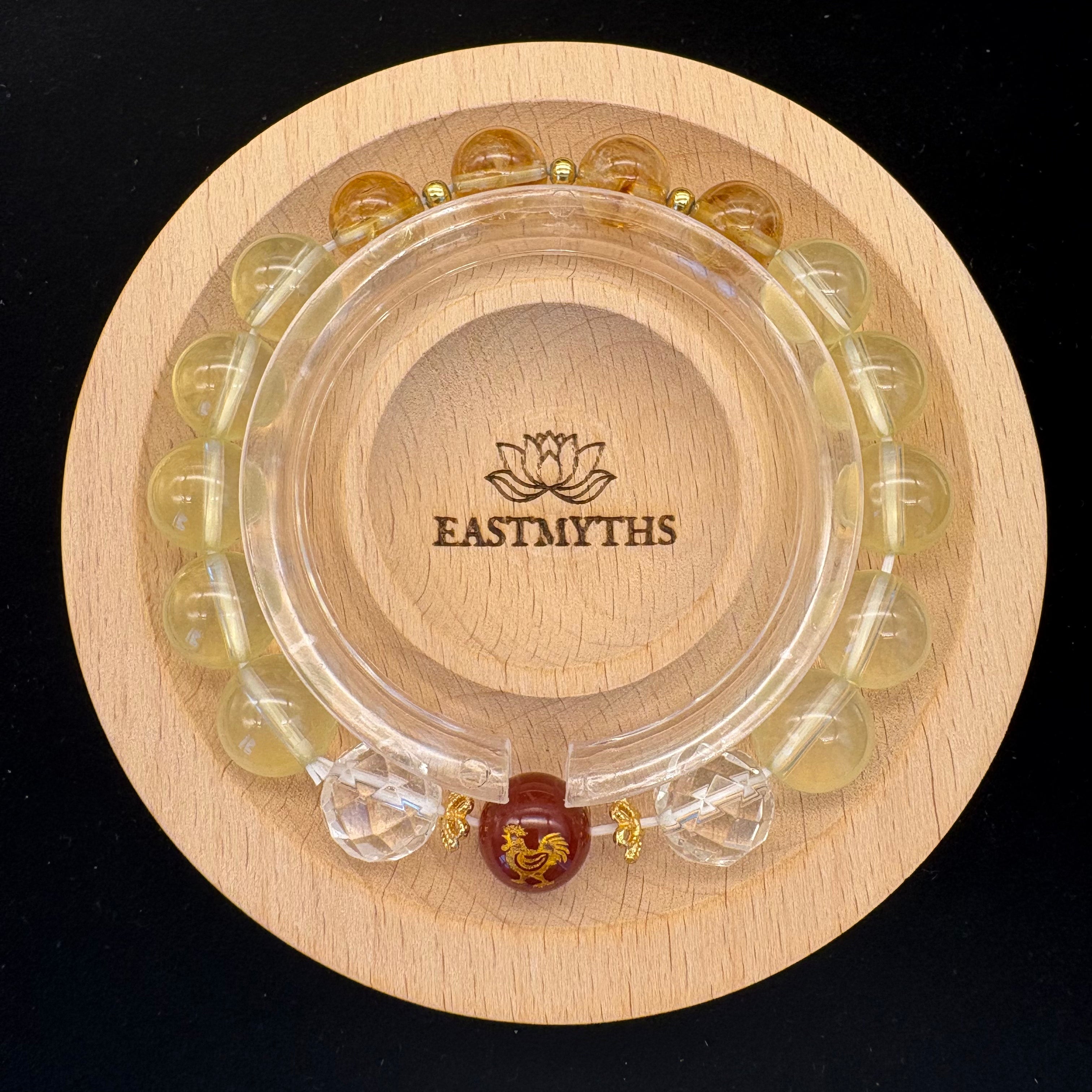 Chinese Zodiac  Rooster  Crystal Bracelet