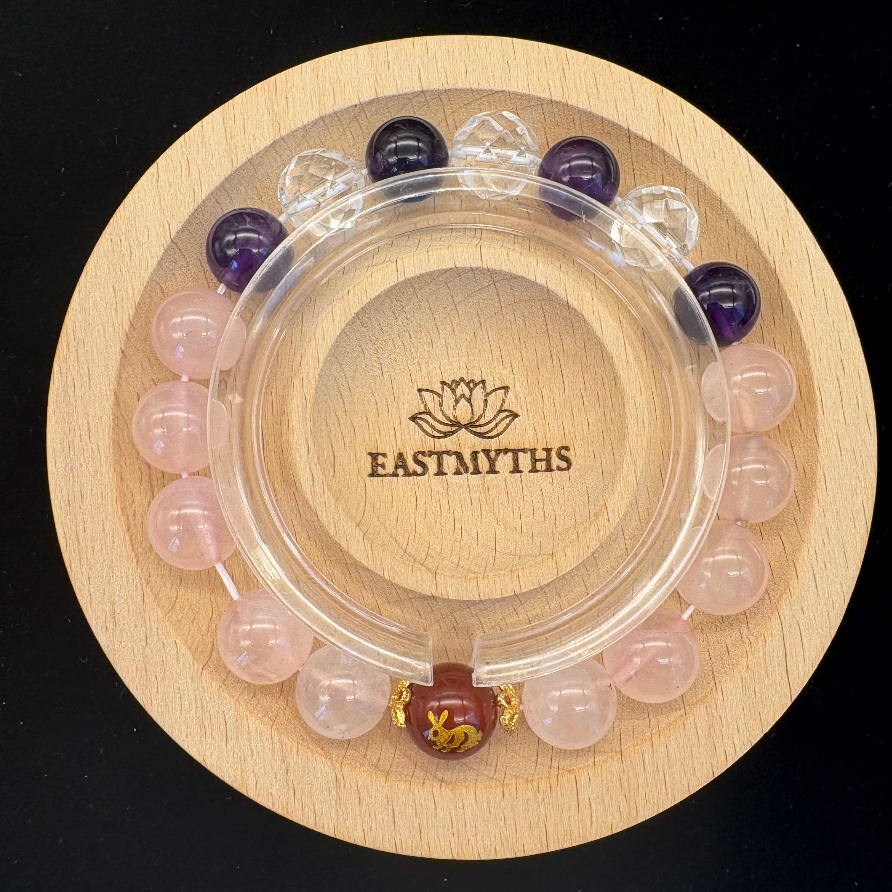 Chinese Zodiac Rabbit Crystal Bracelet